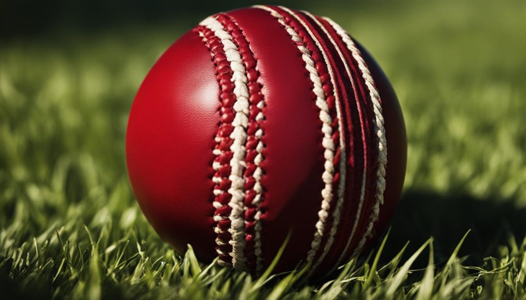 CE Stealth Red Leather Cricket Ball