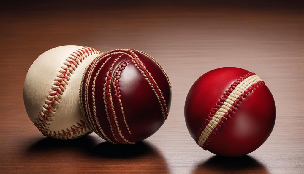 Cricket Ball vs Baseball Ball Construction