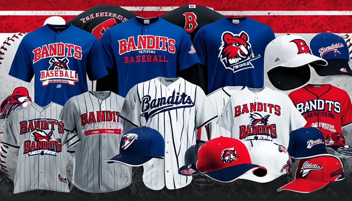 bandits baseball merchandise