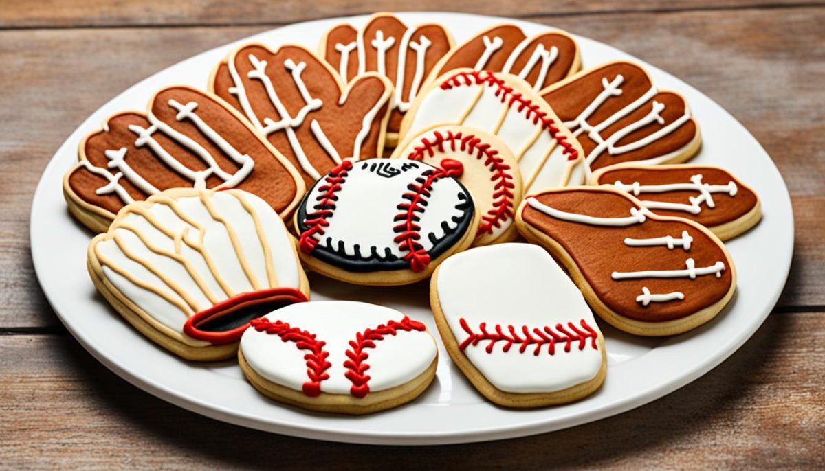 baseball glove cookies
