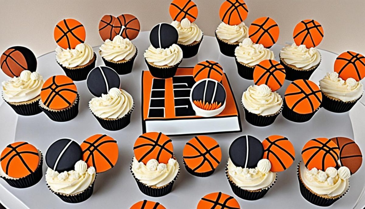 basketball-themed sweet treats