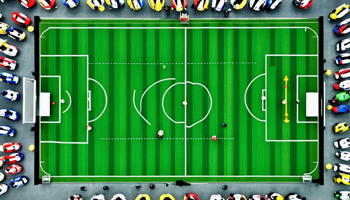 indoor soccer field layout