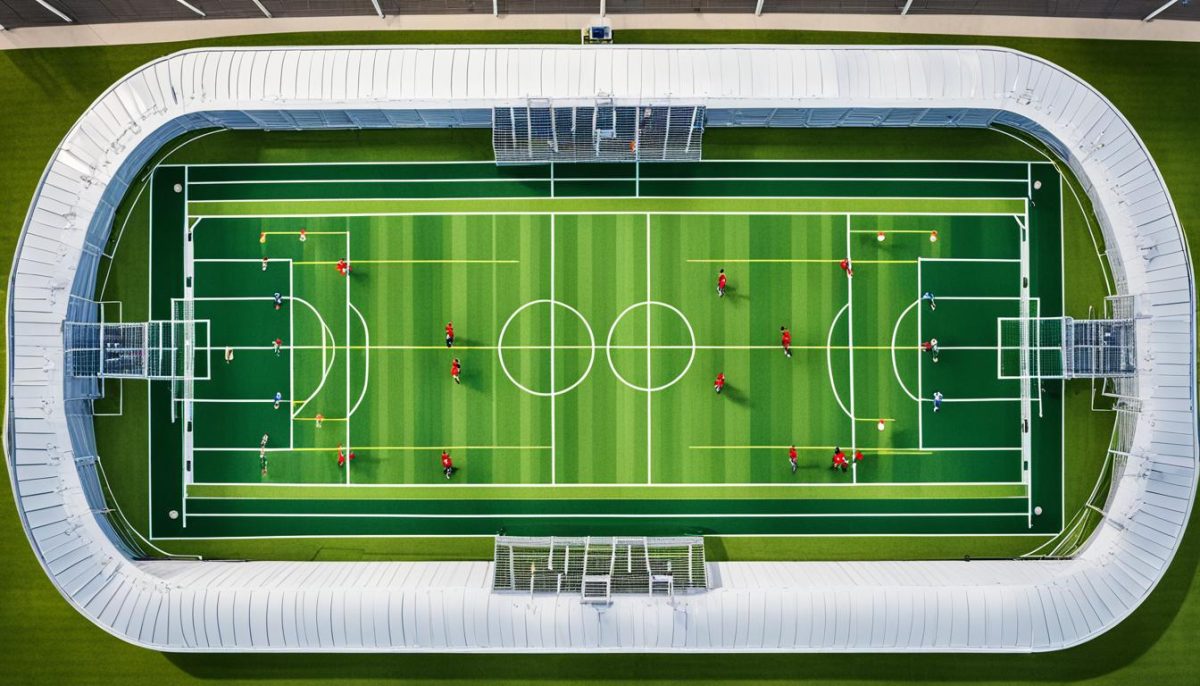 modular indoor soccer fields