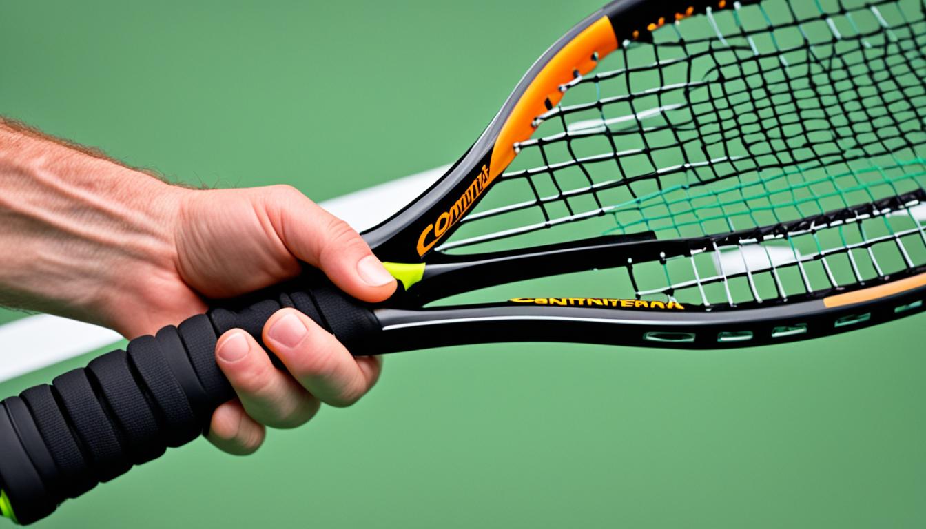 tennis continental grip